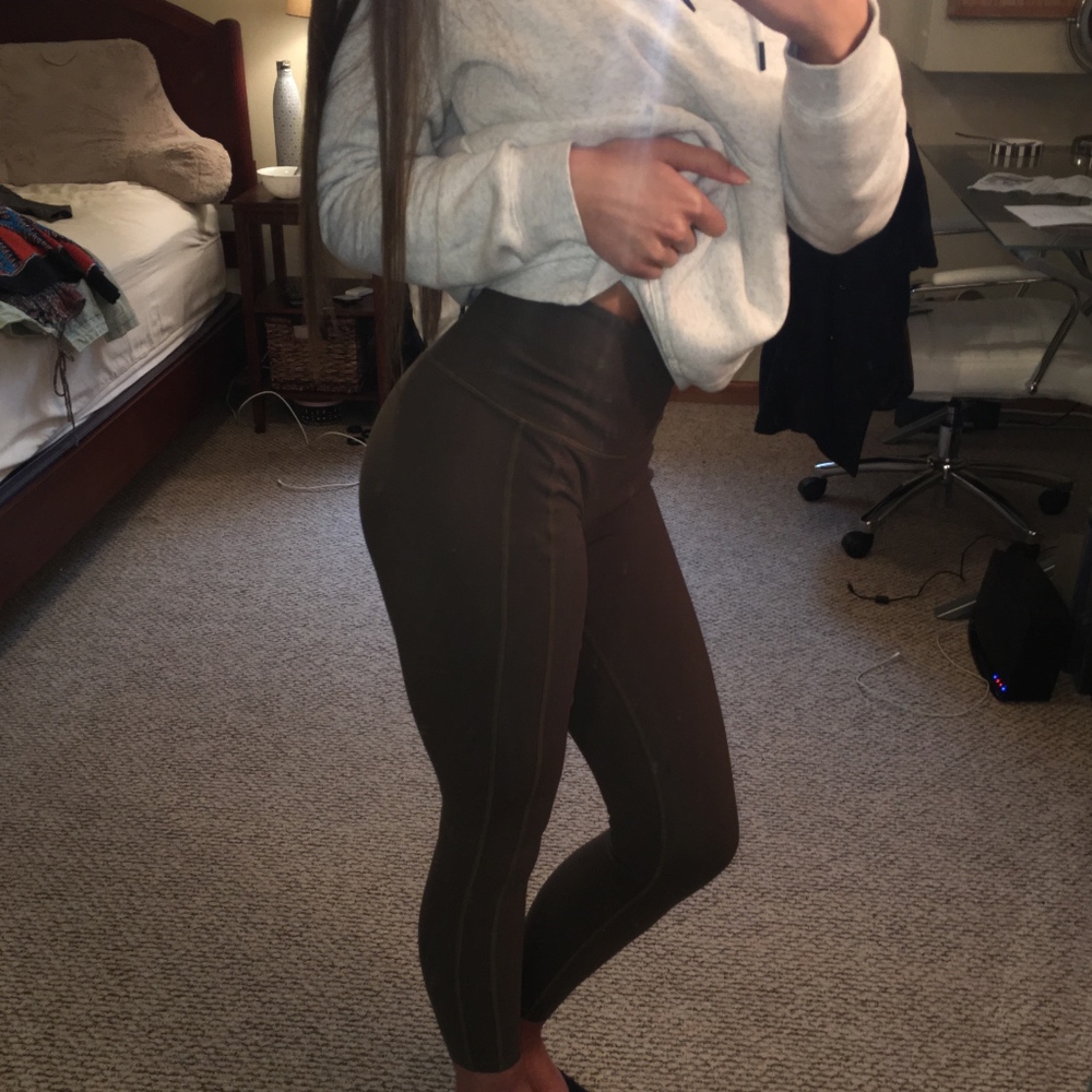 Olive Green Athleta / Lululemon Leggings